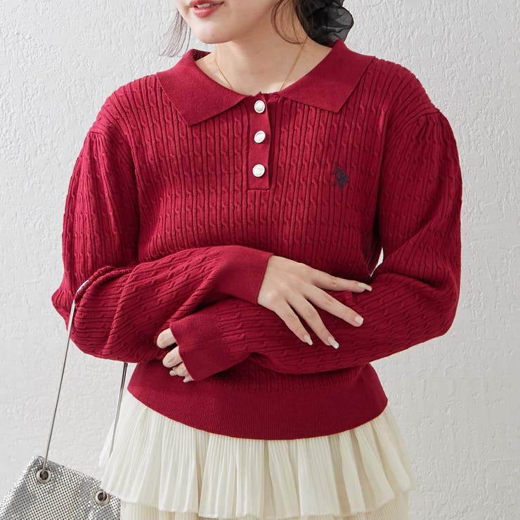 【U.S. POLO ASSN. ×RMAF】ケーブルポロ | RMAF　NICE CLAUP / OLIVE des OLIVE | 詳細画像37 