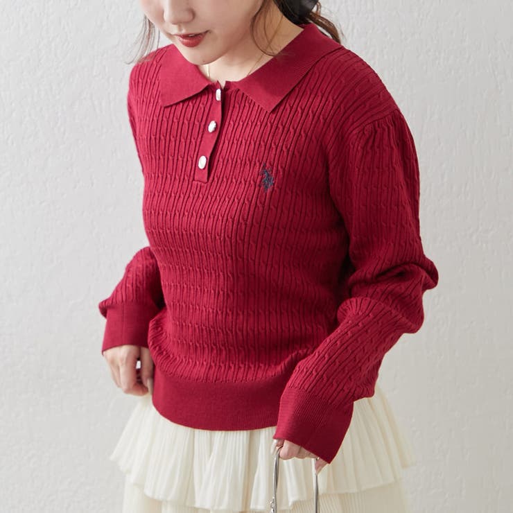 【U.S. POLO ASSN. ×RMAF】ケーブルポロ | RMAF　NICE CLAUP / OLIVE des OLIVE | 詳細画像38 