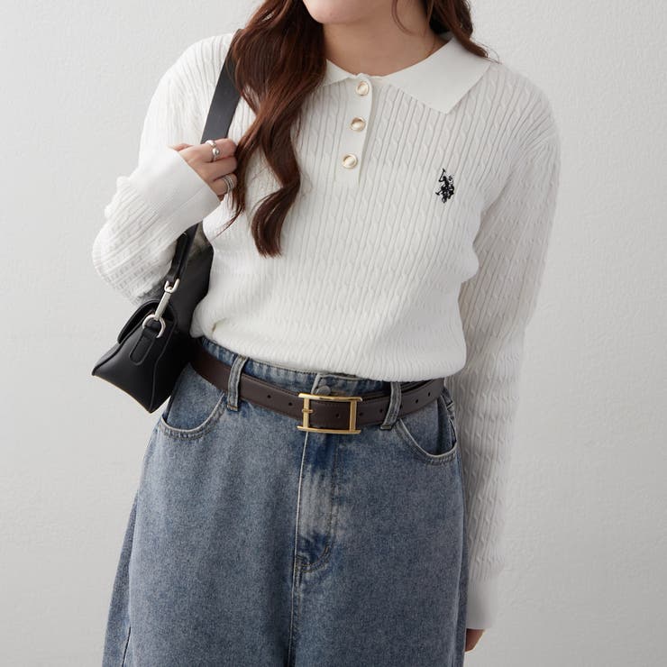 【POLO】ケーブルポロ | RMAF　NICE CLAUP / OLIVE des OLIVE | 詳細画像4 