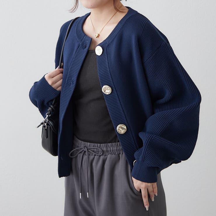 【選べるデザイン】アソートデザイン釦カーディガン | RMAF　NICE CLAUP / OLIVE des OLIVE | 詳細画像8 