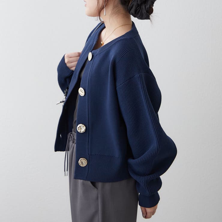 【選べるデザイン】アソートデザイン釦カーディガン | RMAF　NICE CLAUP / OLIVE des OLIVE | 詳細画像9 