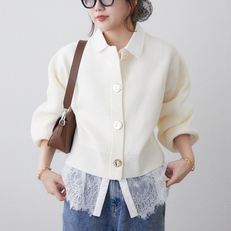 【選べるデザイン】アソートデザイン釦カーディガン | RMAF　NICE CLAUP / OLIVE des OLIVE | 詳細画像33 