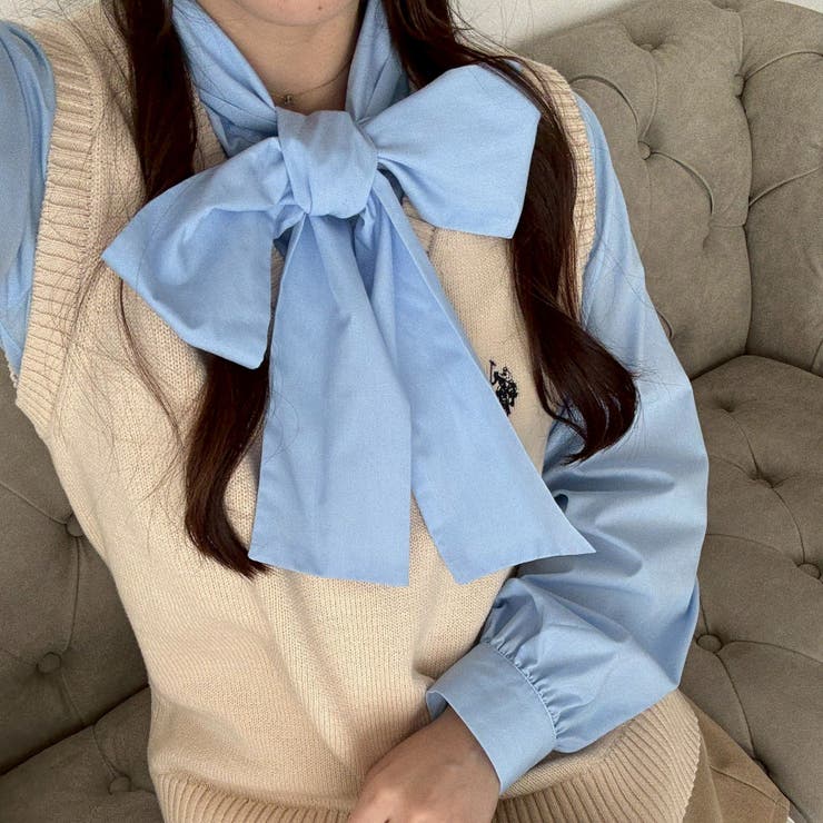 【U.S. POLO ASSN. ×RMAF】M/L展開 スクールベスト | RMAF　NICE CLAUP / OLIVE des OLIVE | 詳細画像10 