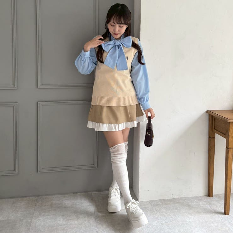 【U.S. POLO ASSN. ×RMAF】M/L展開 スクールベスト | RMAF　NICE CLAUP / OLIVE des OLIVE | 詳細画像11 