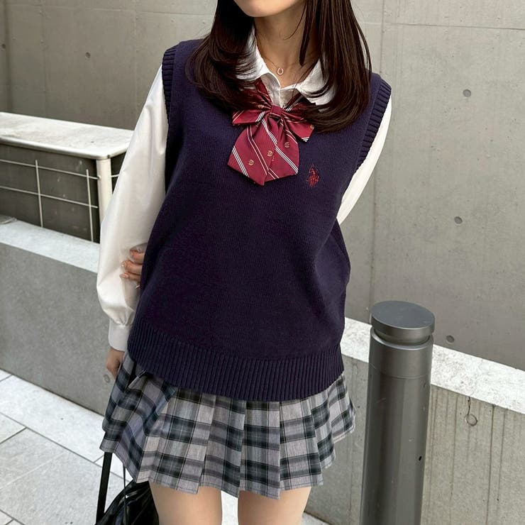 【U.S. POLO ASSN. ×RMAF】M/L展開 スクールベスト | RMAF　NICE CLAUP / OLIVE des OLIVE | 詳細画像42 