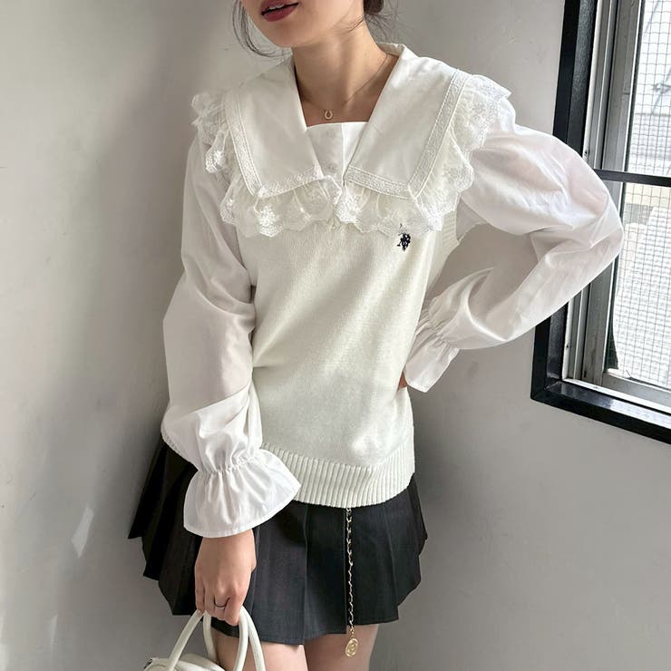 【U.S. POLO ASSN. ×RMAF】M/L展開 スクールベスト | RMAF　NICE CLAUP / OLIVE des OLIVE | 詳細画像21 