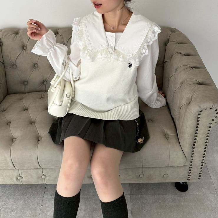 【U.S. POLO ASSN. ×RMAF】M/L展開 スクールベスト | RMAF　NICE CLAUP / OLIVE des OLIVE | 詳細画像27 