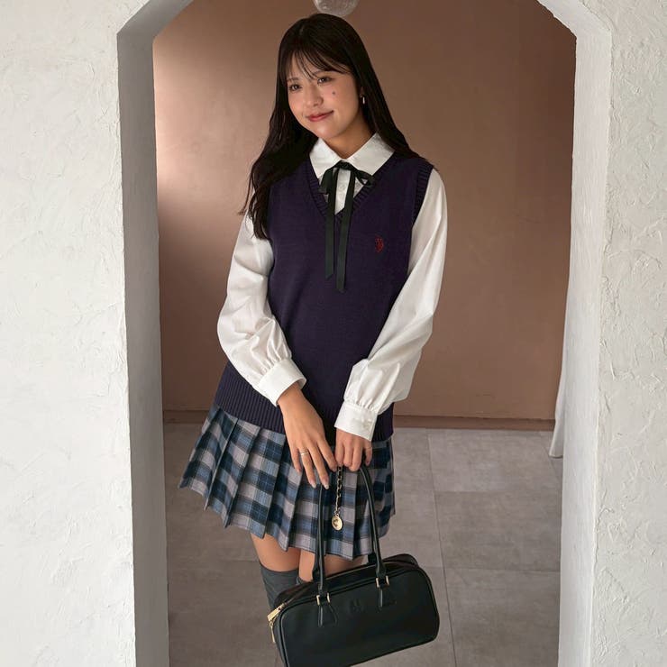 【U.S. POLO ASSN. ×RMAF】M/L展開 スクールベスト | RMAF　NICE CLAUP / OLIVE des OLIVE | 詳細画像30 