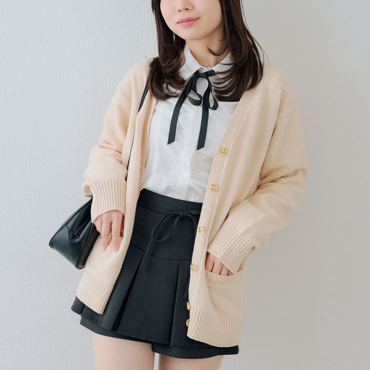 【U.S. POLO ASSN. ×RMAF】スクールカーディガン | RMAF　NICE CLAUP / OLIVE des OLIVE | 詳細画像12 