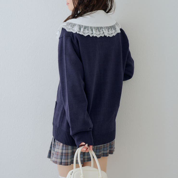 【U.S. POLO ASSN. ×RMAF】スクールカーディガン | RMAF　NICE CLAUP / OLIVE des OLIVE | 詳細画像24 