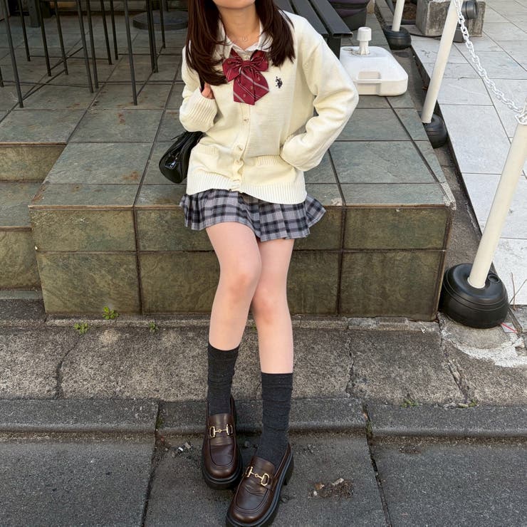 【U.S. POLO ASSN. ×RMAF】スクールカーディガン | RMAF　NICE CLAUP / OLIVE des OLIVE | 詳細画像30 