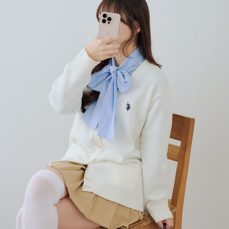 オフ | 【U.S. POLO ASSN. ×RMAF】スクールカーディガン | RMAF　NICE CLAUP / OLIVE des OLIVE