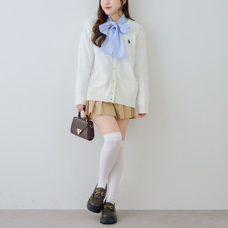 【U.S. POLO ASSN. ×RMAF】スクールカーディガン | RMAF　NICE CLAUP / OLIVE des OLIVE | 詳細画像7 