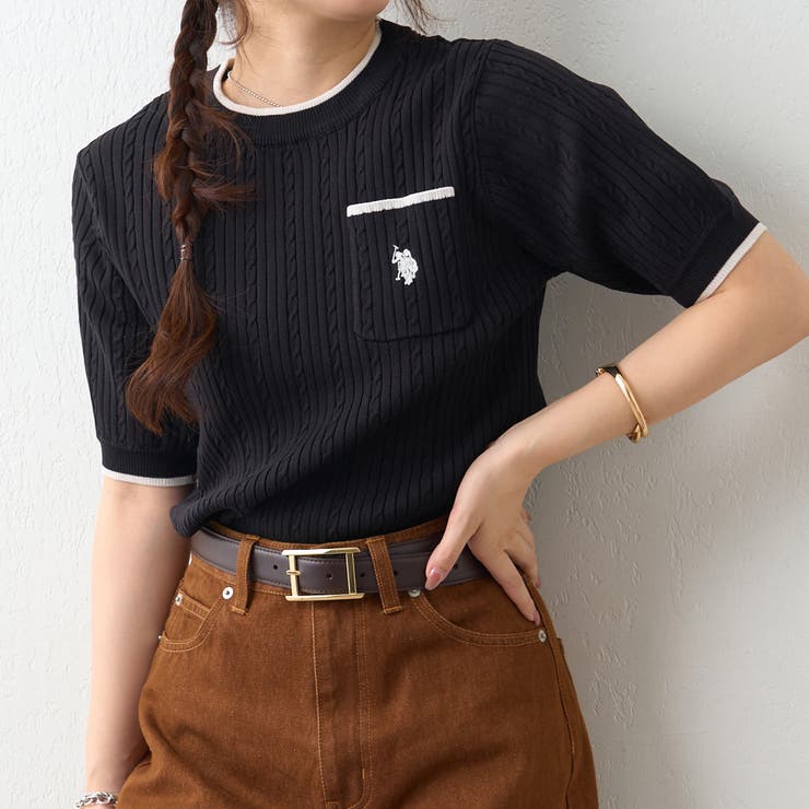 ブラック | 【U S POLO | RMAF　NICE CLAUP / OLIVE des OLIVE