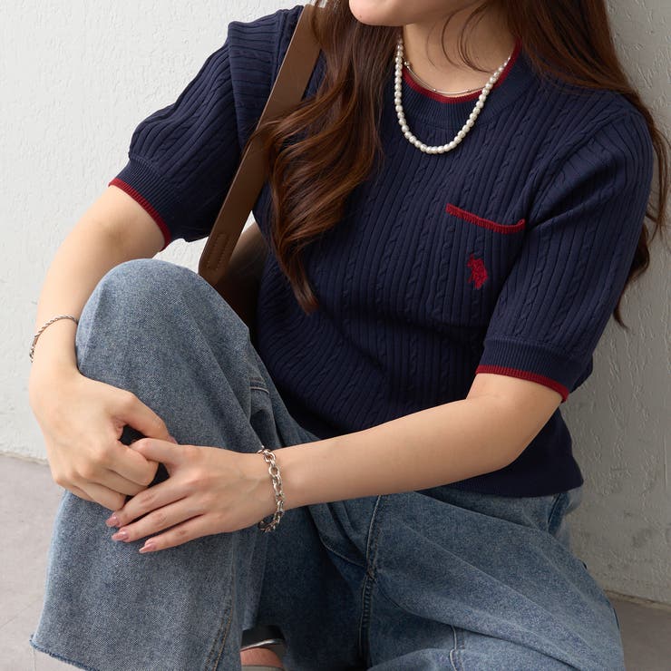 ネイビー | 【U S POLO | RMAF　NICE CLAUP / OLIVE des OLIVE