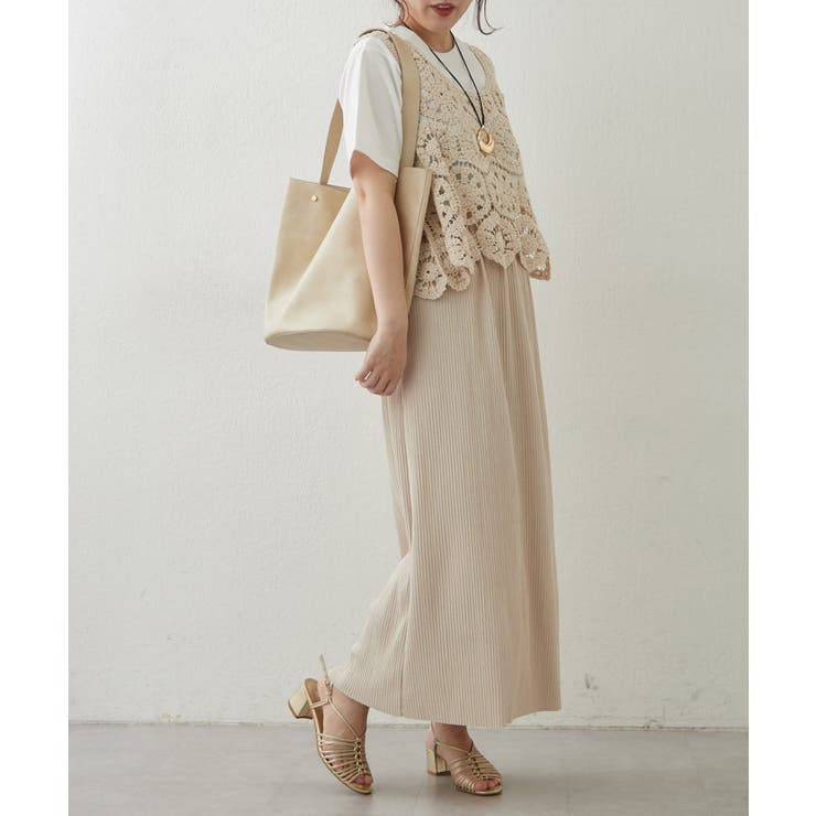 【セットアイテム】かぎ針ベスト＋Tシャツ | RMAF　NICE CLAUP / OLIVE des OLIVE | 詳細画像12 