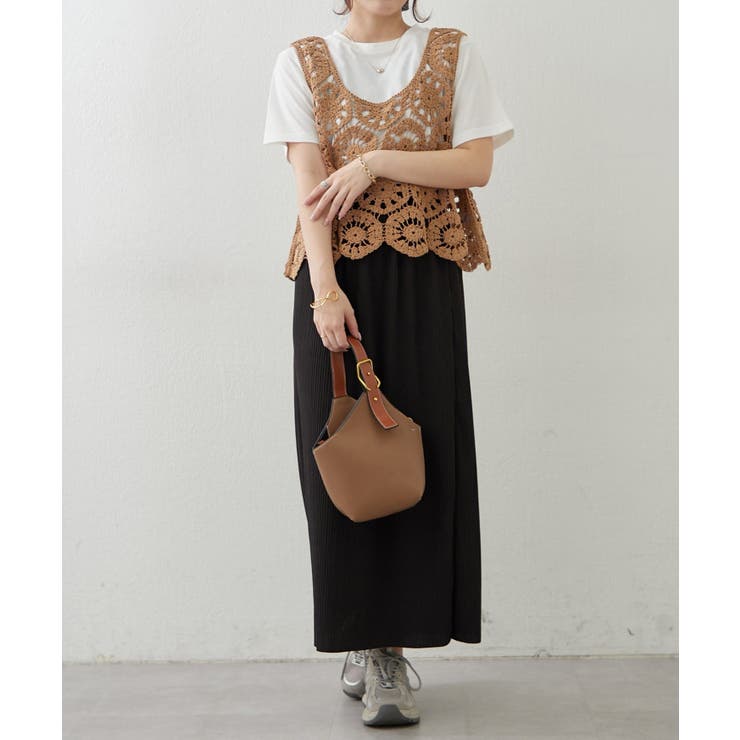 【セットアイテム】かぎ針ベスト＋Tシャツ | RMAF　NICE CLAUP / OLIVE des OLIVE | 詳細画像24 