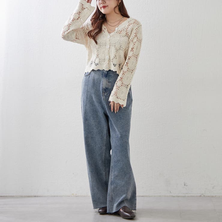 かぎ針Vカーディガン | RMAF　NICE CLAUP / OLIVE des OLIVE | 詳細画像10 