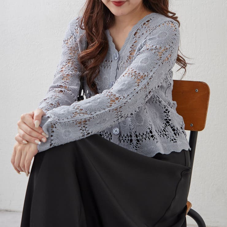 かぎ針Vカーディガン | RMAF　NICE CLAUP / OLIVE des OLIVE | 詳細画像16 