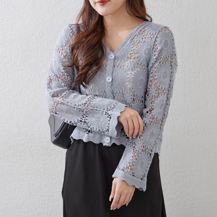 かぎ針Vカーディガン | RMAF　NICE CLAUP / OLIVE des OLIVE | 詳細画像17 