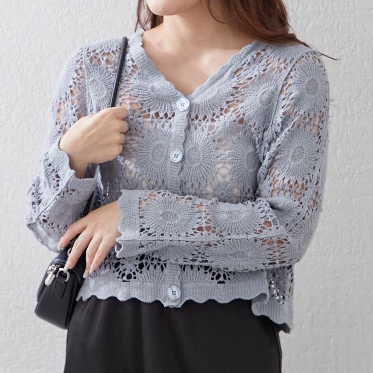 かぎ針Vカーディガン | RMAF　NICE CLAUP / OLIVE des OLIVE | 詳細画像18 