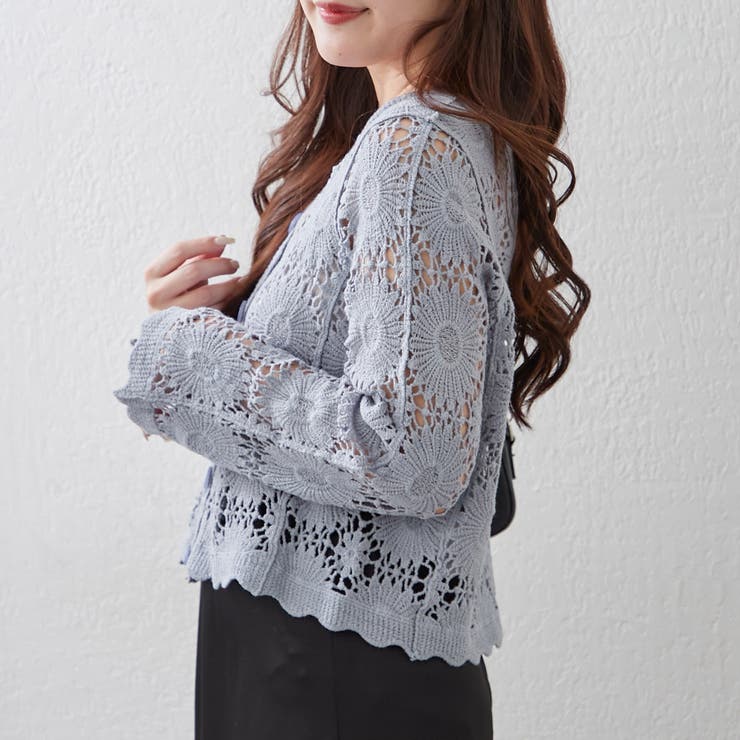 かぎ針Vカーディガン | RMAF　NICE CLAUP / OLIVE des OLIVE | 詳細画像19 