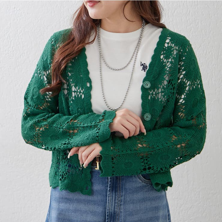 かぎ針Vカーディガン | RMAF　NICE CLAUP / OLIVE des OLIVE | 詳細画像25 