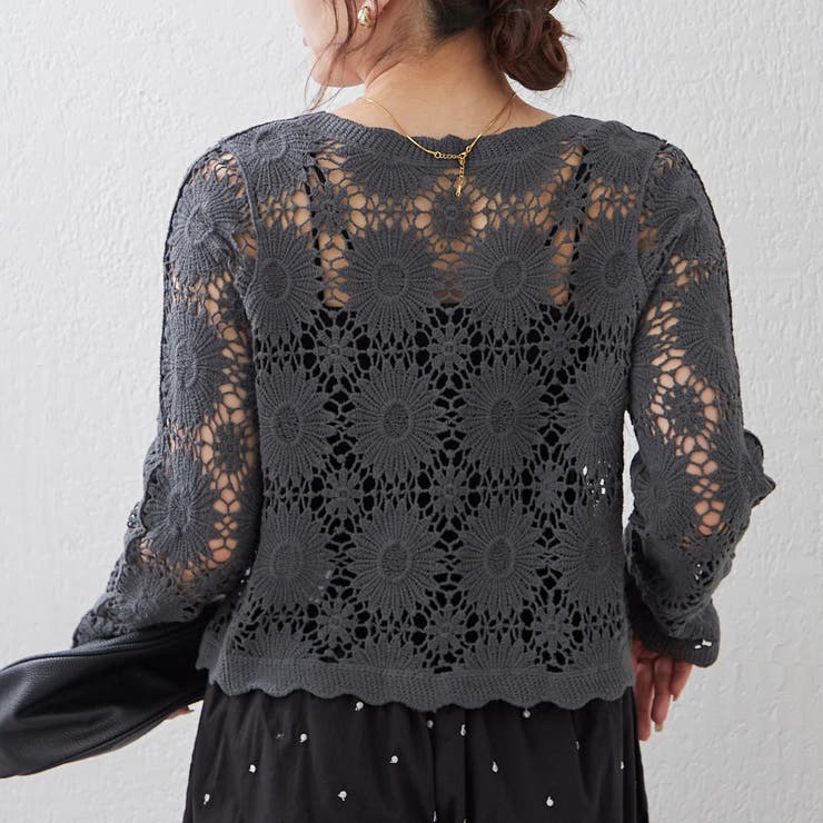 かぎ針Vカーディガン | RMAF　NICE CLAUP / OLIVE des OLIVE | 詳細画像38 