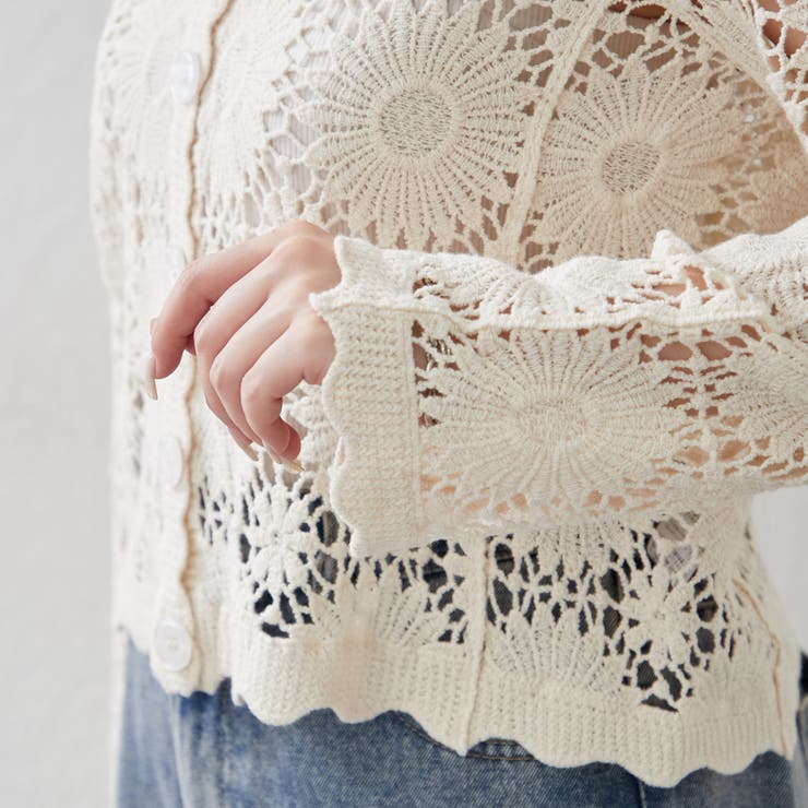 かぎ針Vカーディガン | RMAF　NICE CLAUP / OLIVE des OLIVE | 詳細画像49 