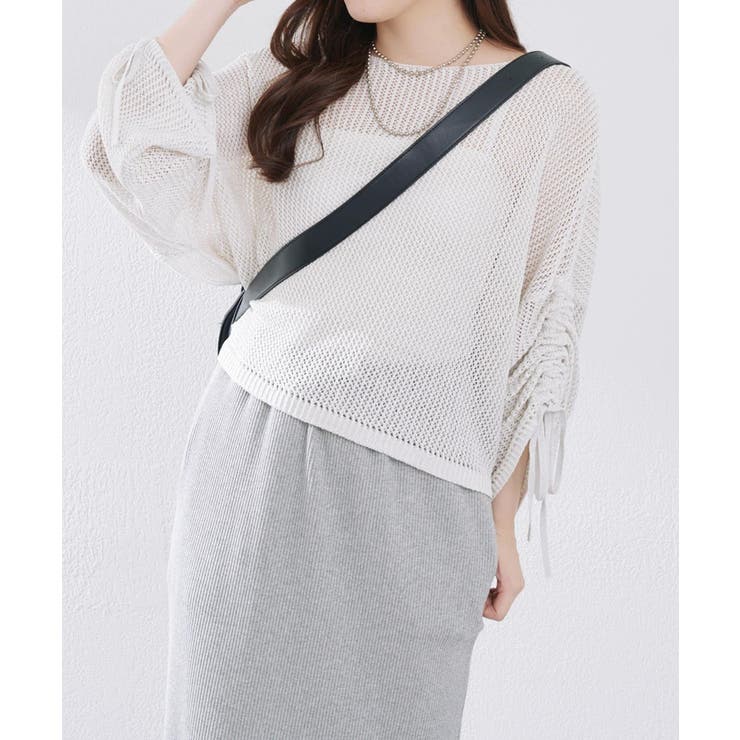 【5色展開】メッシュドロストプルオーバー | RMAF　NICE CLAUP / OLIVE des OLIVE | 詳細画像5 