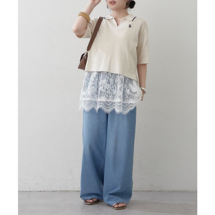 【U.S. POLO ASSN. ×RMAF】スキッパーポロ | RMAF　NICE CLAUP / OLIVE des OLIVE | 詳細画像11 