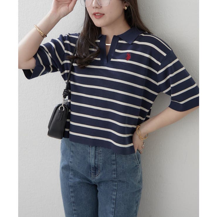 【U.S. POLO ASSN. ×RMAF】スキッパーポロ | RMAF　NICE CLAUP / OLIVE des OLIVE | 詳細画像15 