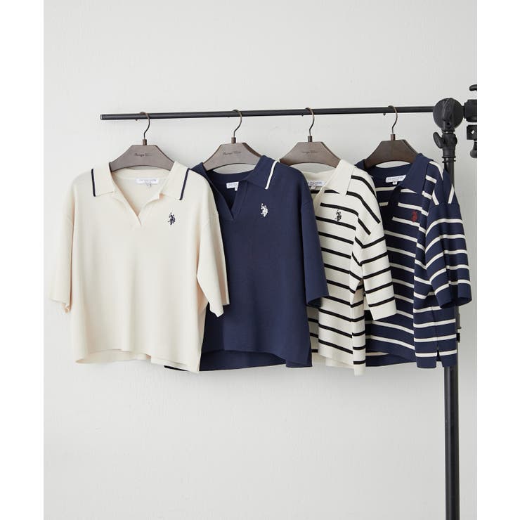 【U.S. POLO ASSN. ×RMAF】スキッパーポロ | RMAF　NICE CLAUP / OLIVE des OLIVE | 詳細画像24 