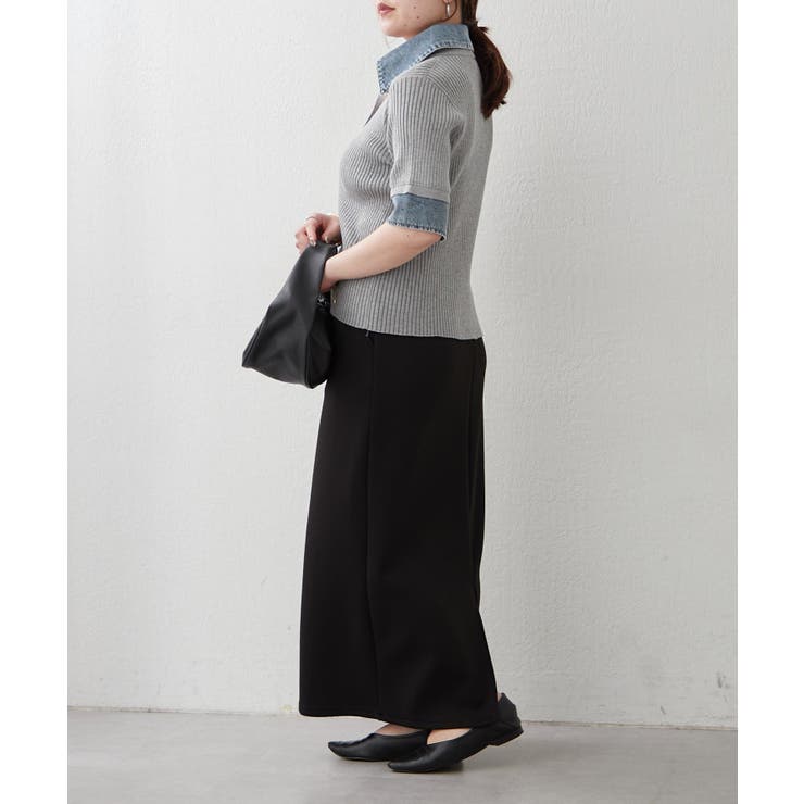 デニム切替カーディガン | RMAF　NICE CLAUP / OLIVE des OLIVE | 詳細画像13 