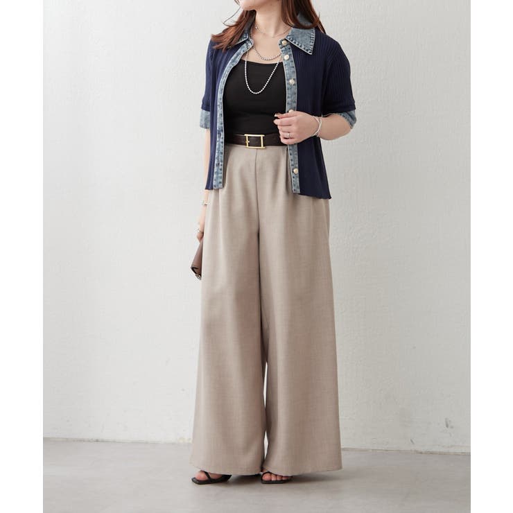 デニム切替カーディガン | RMAF　NICE CLAUP / OLIVE des OLIVE | 詳細画像23 