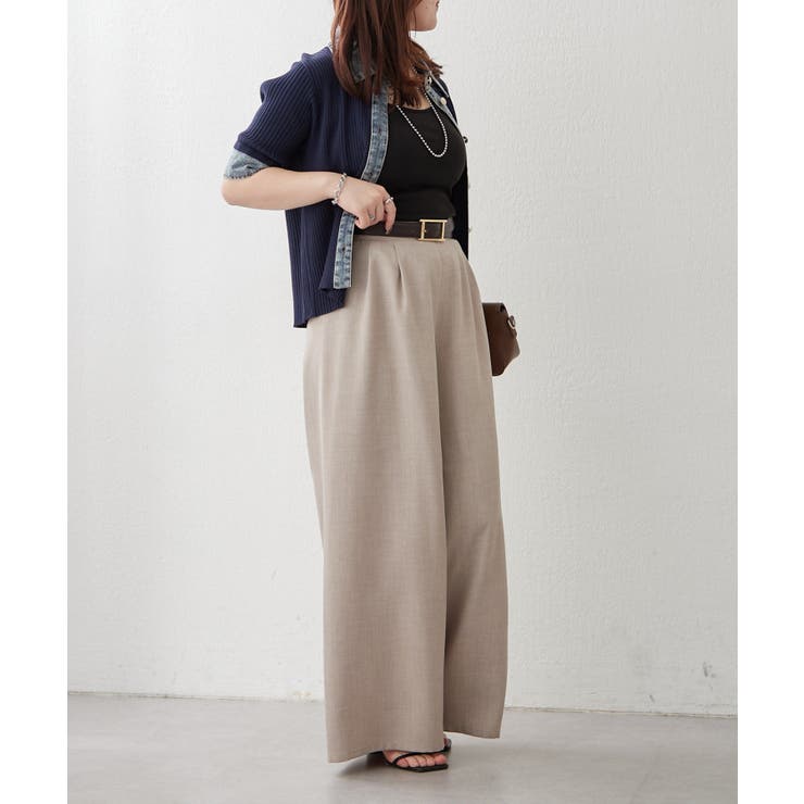 デニム切替カーディガン | RMAF　NICE CLAUP / OLIVE des OLIVE | 詳細画像24 