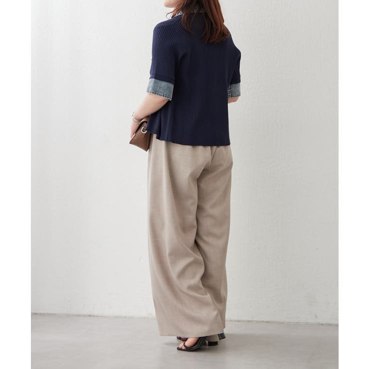 デニム切替カーディガン | RMAF　NICE CLAUP / OLIVE des OLIVE | 詳細画像25 