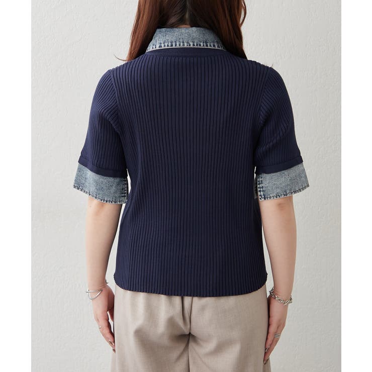 デニム切替カーディガン | RMAF　NICE CLAUP / OLIVE des OLIVE | 詳細画像29 