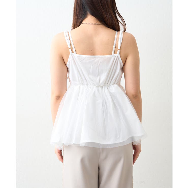 【セットアイテム】M/Lサイズ展開 半袖プルオーバー+ペプラムキャミ | NICE CLAUP / OLIVE des OLIVE　OUTLET | 詳細画像27 