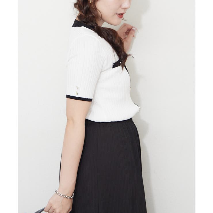 【Web限定】冷感ウォッシャブルプルオーバー | NICE CLAUP / OLIVE des OLIVE　OUTLET | 詳細画像8 