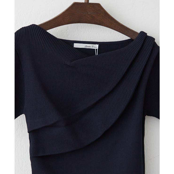 【Web限定】冷感ウォッシャブルドレープ半袖ニット | NICE CLAUP / OLIVE des OLIVE　OUTLET | 詳細画像17 