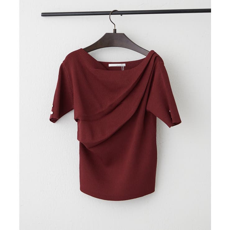 【Web限定】冷感ウォッシャブルドレープ半袖ニット | NICE CLAUP / OLIVE des OLIVE　OUTLET | 詳細画像26 