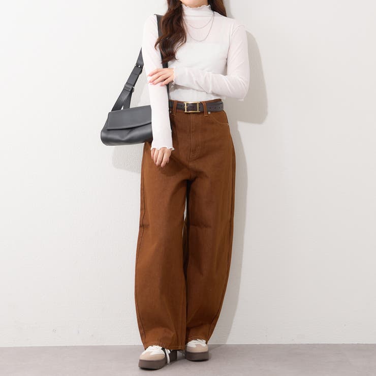 【4色展開】シアーネットボトルネックプルオーバー | RMAF　NICE CLAUP / OLIVE des OLIVE | 詳細画像13 