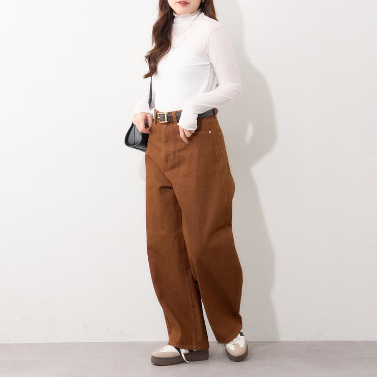 【4色展開】シアーネットボトルネックプルオーバー | RMAF　NICE CLAUP / OLIVE des OLIVE | 詳細画像14 