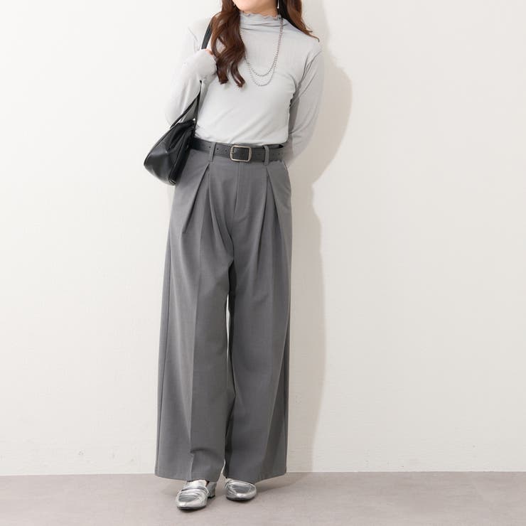 【4色展開】シアーネットボトルネックプルオーバー | RMAF　NICE CLAUP / OLIVE des OLIVE | 詳細画像25 