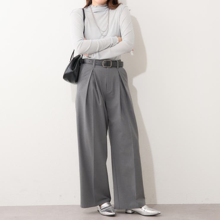 【4色展開】シアーネットボトルネックプルオーバー | RMAF　NICE CLAUP / OLIVE des OLIVE | 詳細画像27 