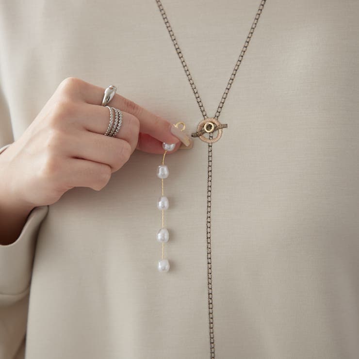 ネックレス刺繍2WAYプルオーバー | RMAF　NICE CLAUP / OLIVE des OLIVE | 詳細画像21 