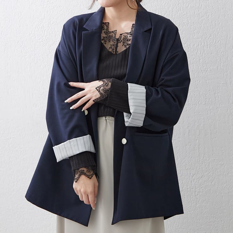 テレコVレース長袖プルオーバー | RMAF　NICE CLAUP / OLIVE des OLIVE | 詳細画像16 