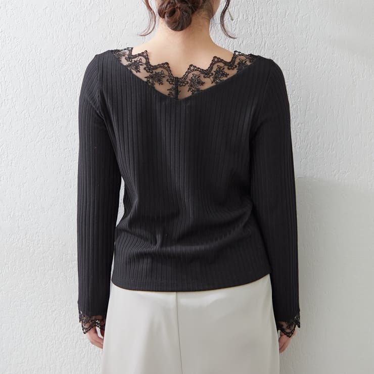 テレコVレース長袖プルオーバー | RMAF　NICE CLAUP / OLIVE des OLIVE | 詳細画像23 