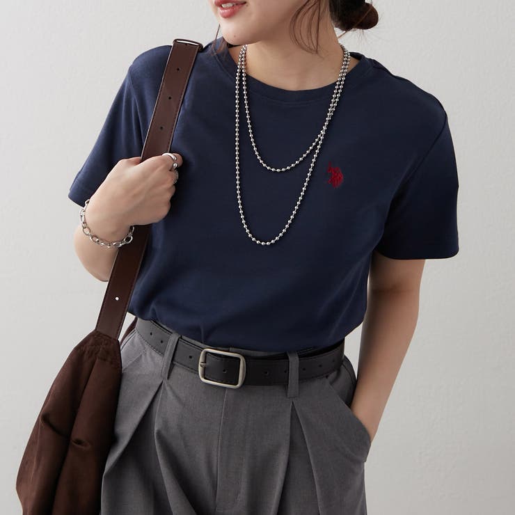 ネイビー | 【POLO】スムースTシャツ | RMAF　NICE CLAUP / OLIVE des OLIVE